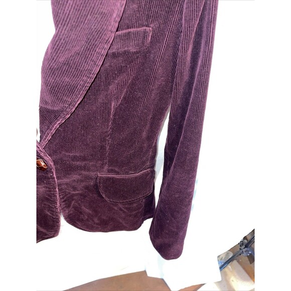 J. Crew Women’s Corduroy Blazer Size 6 Purple Going Out Party Fun Dressy - Picture 7 of 12